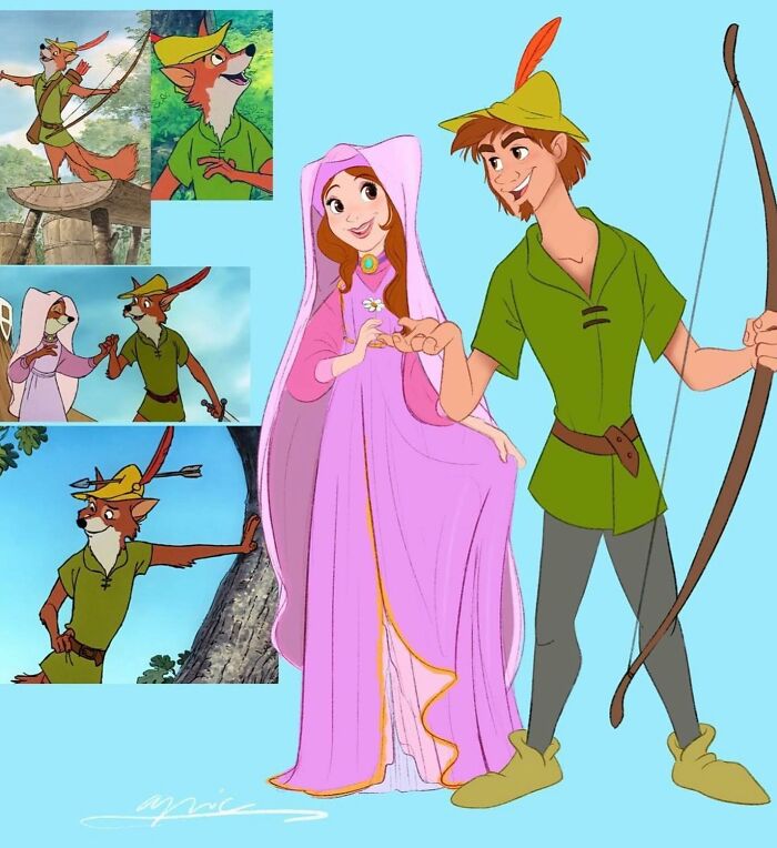 Lady Marian And Robin Hood