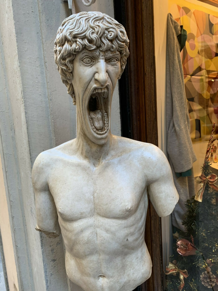 This Statue I Found While Visiting Italy