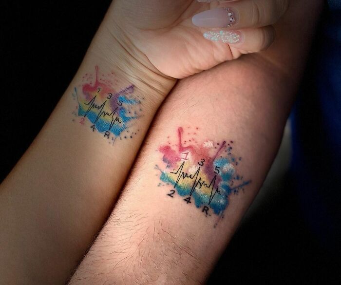 When You And Hubs Decide To Get A Family Tattoo Together… We’ve Been On The Idea For A Long Time And Finally Did It