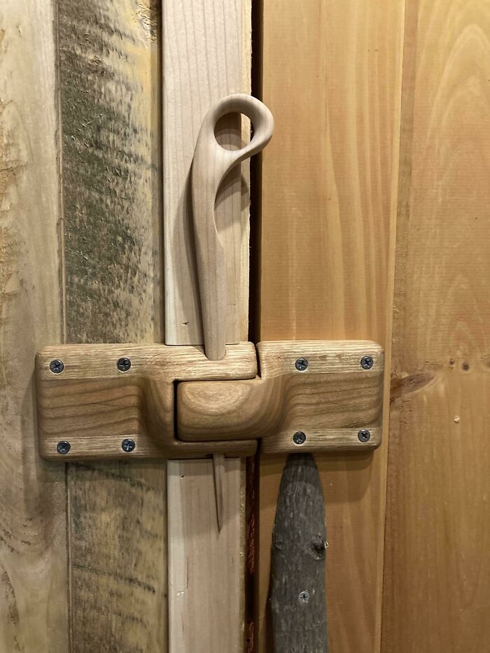 Wooden Door Latch