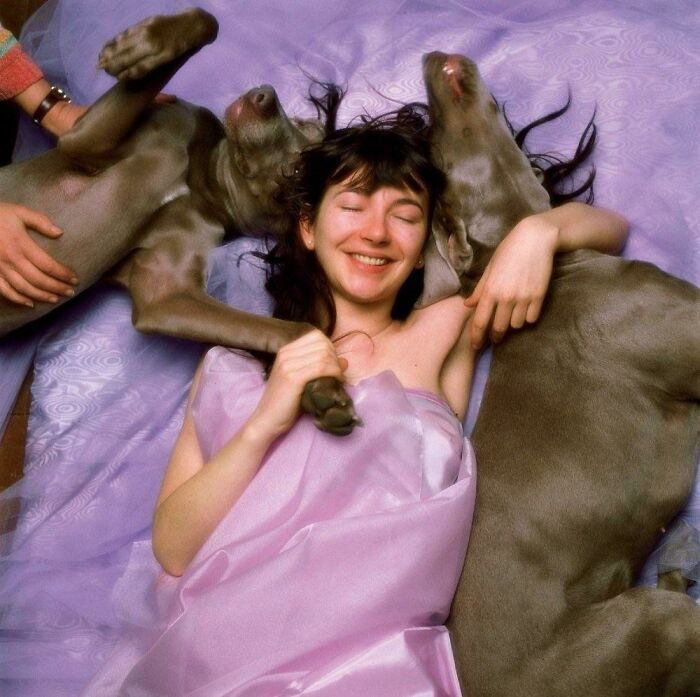 Kate Bush During The Photoshoot For The Hounds Of Love Album Cover. 1985