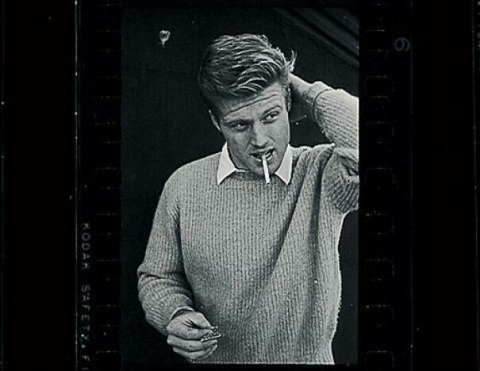 Robert Redford At A Photoshoot In 1959