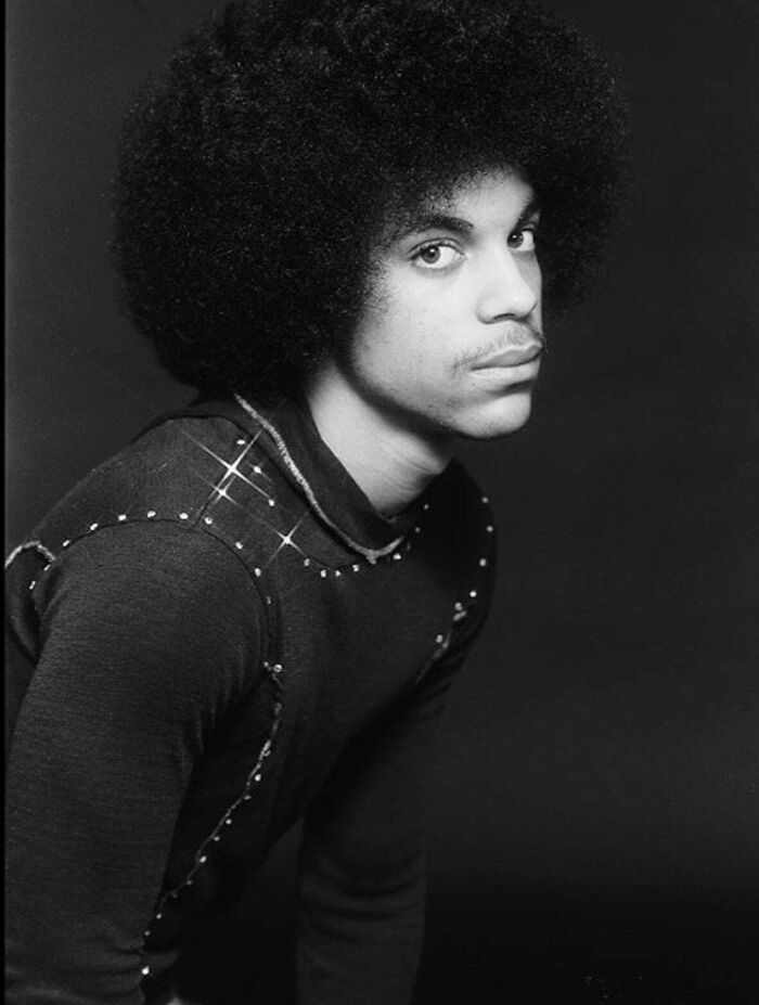 Primera sesión de fotos de Prince, 19 años, 1977