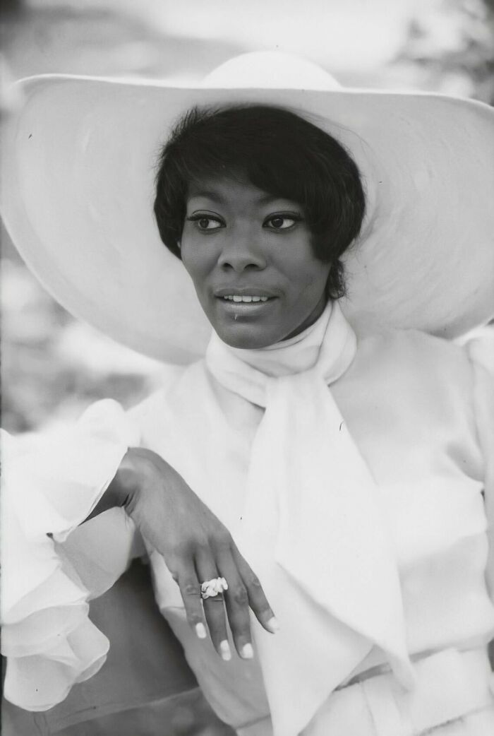 The (Still Very Active) Soul Singer Dionne Warwick During Her Photoshoot For Her Featured "Souled Out Special" Of 1969