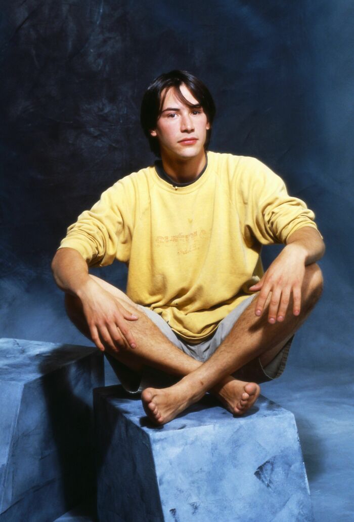 Sesión de fotos de Keanu Reeves alrededor de 1985