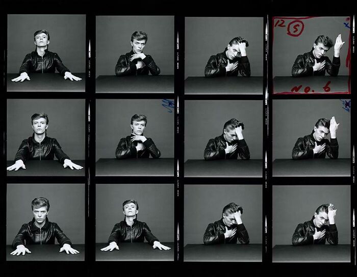 Sesión de fotos de David Bowie para su álbum "Heroes", 1977 (Feliz cumpleaños, Starman)