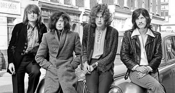 One Of LED Zeppelin's First, If Not The First Photoshoot, 1968