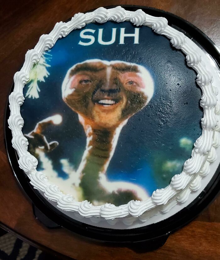 Today's My Birthday, And This Is The Cake My Fiance Got For Me. 100% Worth The Extra $0.75 For The Image