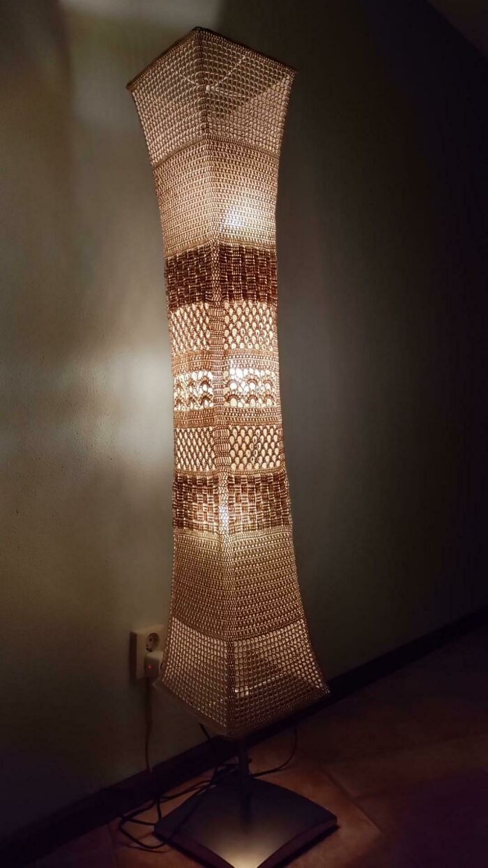 My Old IKEA Lamp Was Boring So I Created A New Cover
