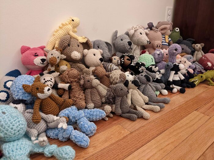 Recently Donated 55 Crochet Toys To My Local Children's Hospital Where I Was Treated For Crohn's Disease As A Child