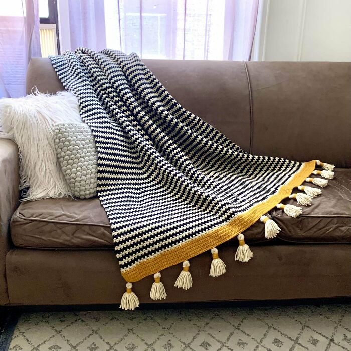 Obsessed With This Newly Finished Throw! It's Going To Be Tough Handing It Off To My Friends