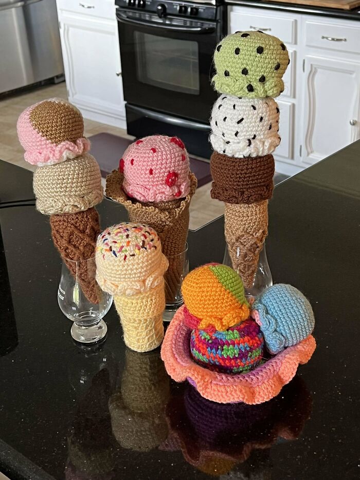 Magnetic Stacking Ice Cream Cones