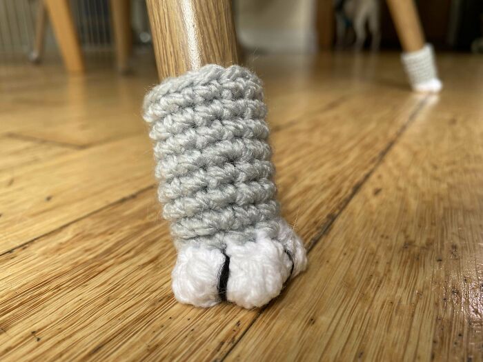 Currently Making Cat Paw Chair Socks, And I’m Dying Over How Cute They Are