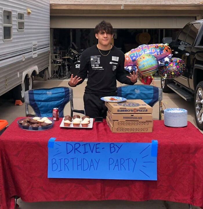 My Nephew Had A Social Distancing 15th Birthday Party