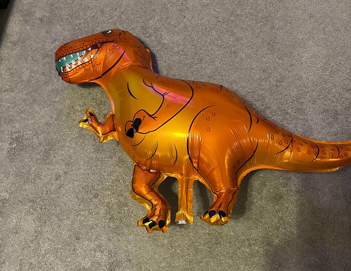 My Son’s Birthday Dinosaur Balloons Came Anatomically Correct!