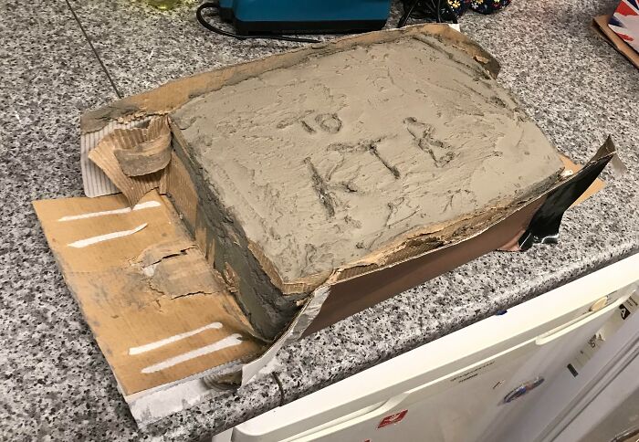 Each Year My Brother And I Compete To Give The Hardest To Open Birthday Gift. This Year I’ve Wrapped His Gift In Concrete