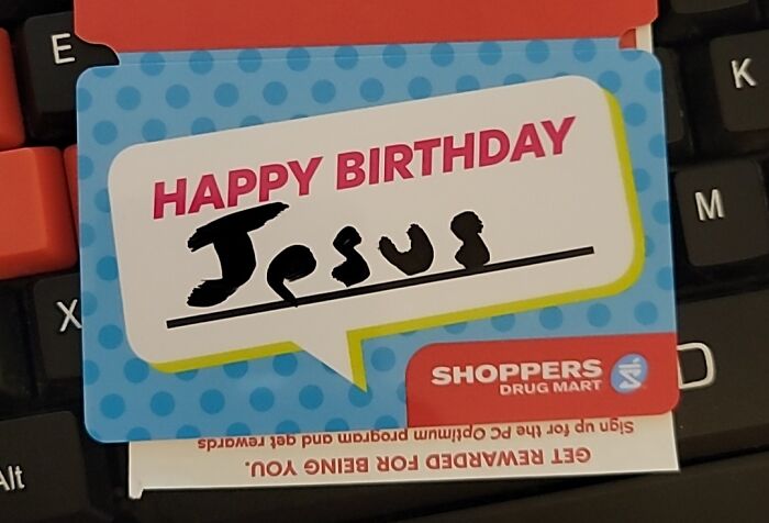 Was In A Rush And Didn't Realize I Bought A Non-Refundable Birthday Gift Card For Christmas