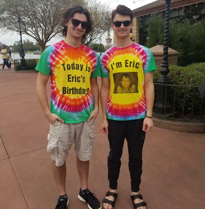 Celebrating My Brother's 21st Birthday In Style At Epcot (The Entire Family Is Wearing These Shirts, Not Just Us)