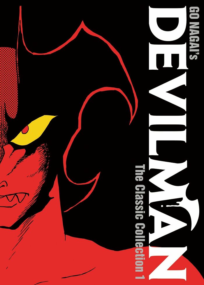 Manga cover for "Devilman"