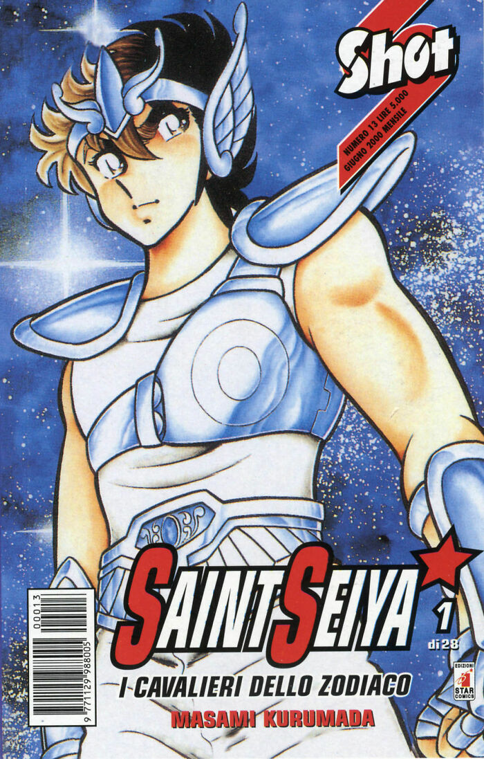 Manga cover for "Saint Seiya"