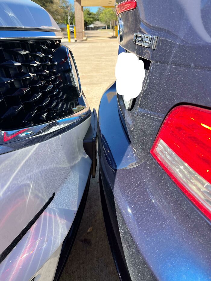 My Mom Confronted Her Coworker About How She Parked On Top Of Her Car. She’s Claiming Not Only Is There Space Between, But Has Been Bullying Her Since