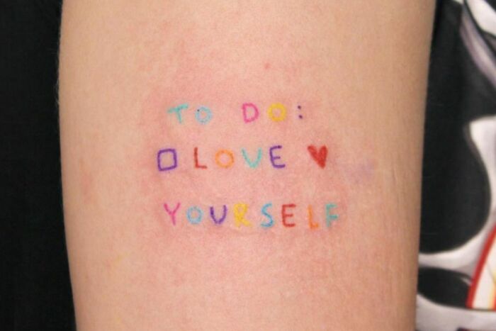 "To Do: Love Yourself" Tattoo