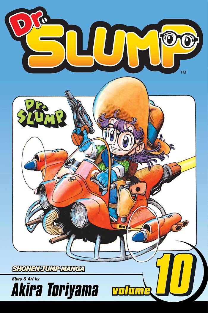 Manga cover for "Dr. Slump"