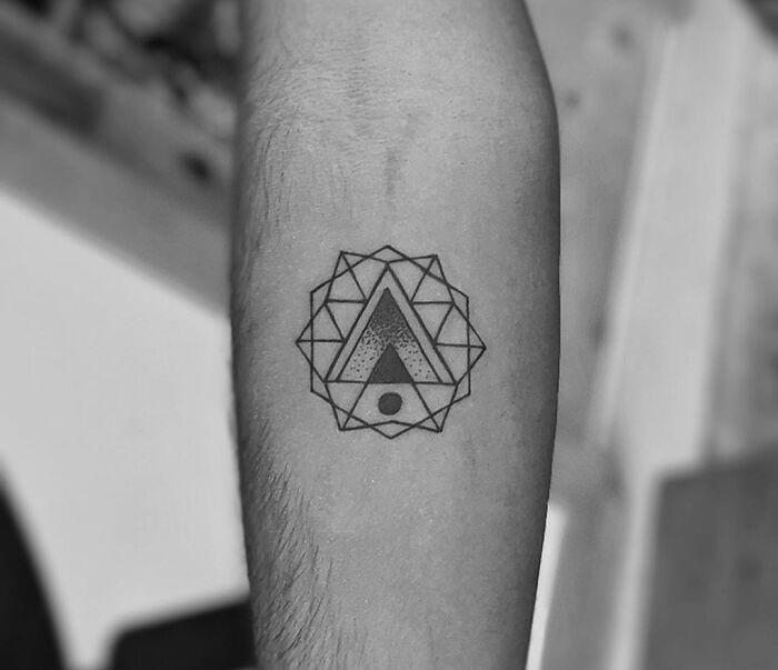 Minimal Geometric Tattoo