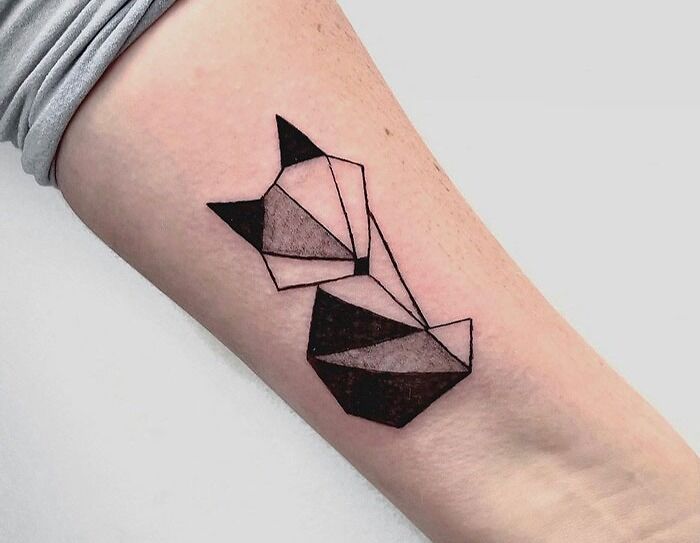 So In Love With This Geometric Fox, Thanks For Choosing This From My Flash!