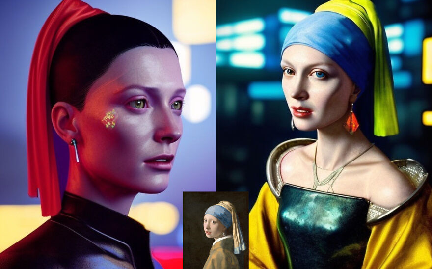 Girl With A Pearl Earring In Cyberpunk 2077
