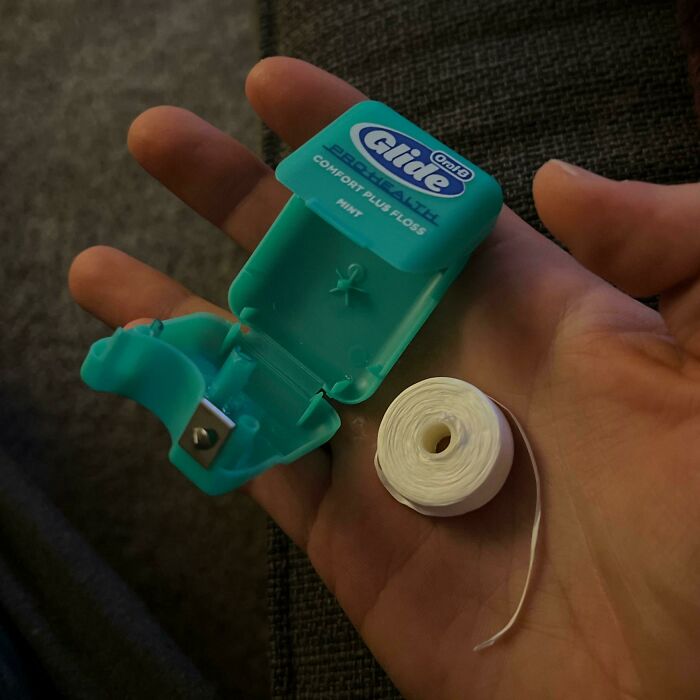 Wish They Just Sold The Floss Roll. The Container Is Easy To Open Too