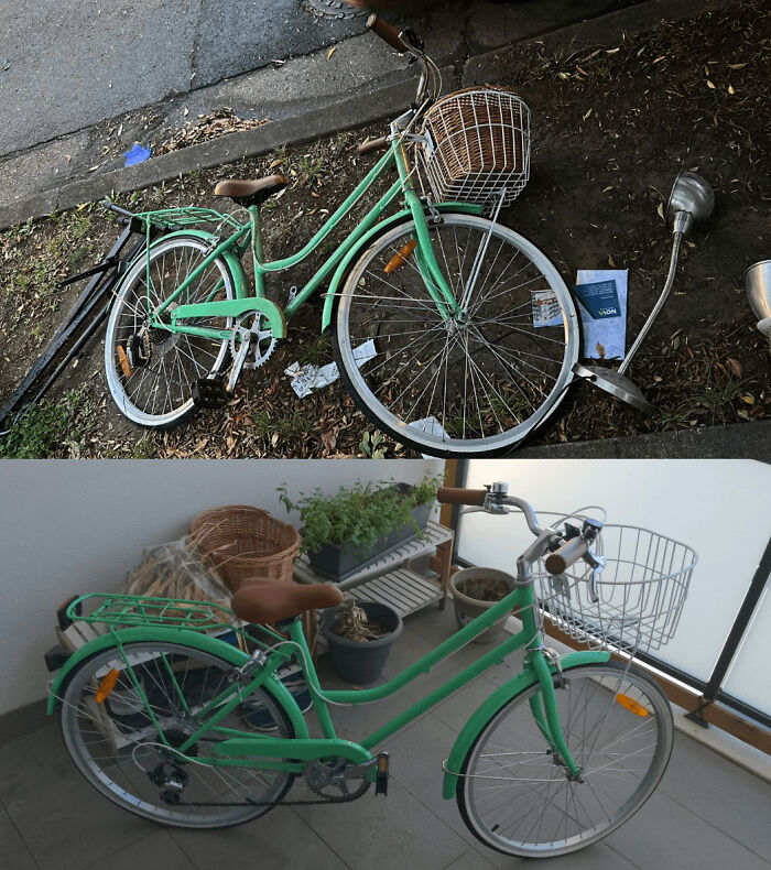 Someone Threw Out A Perfectly Good Reid Bicycle That Just Needed Some Tlc! 2 Hours Of Work Later And Boom - Free Bike!
