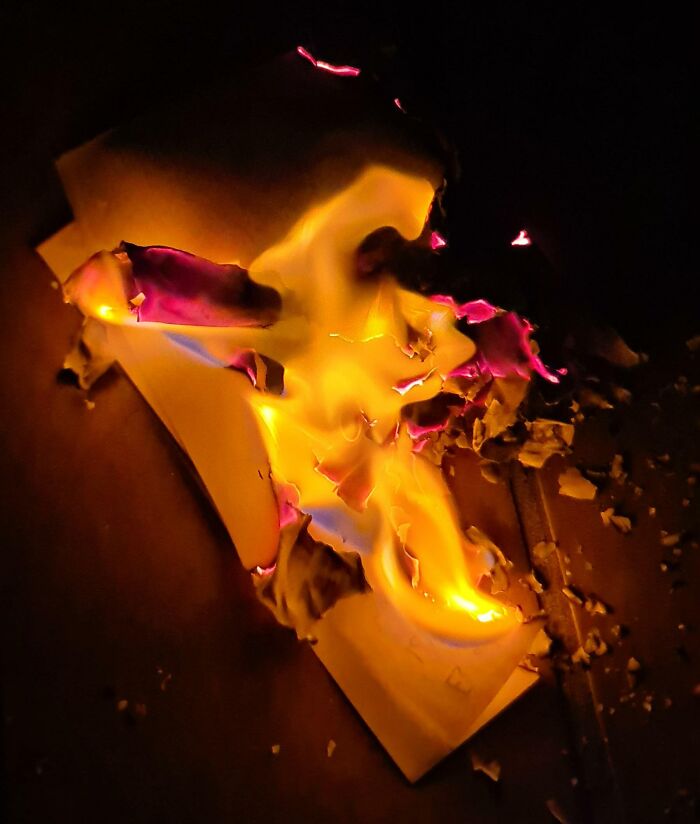Burning My Suicide Note Because From Now On I Will Work Things Out
