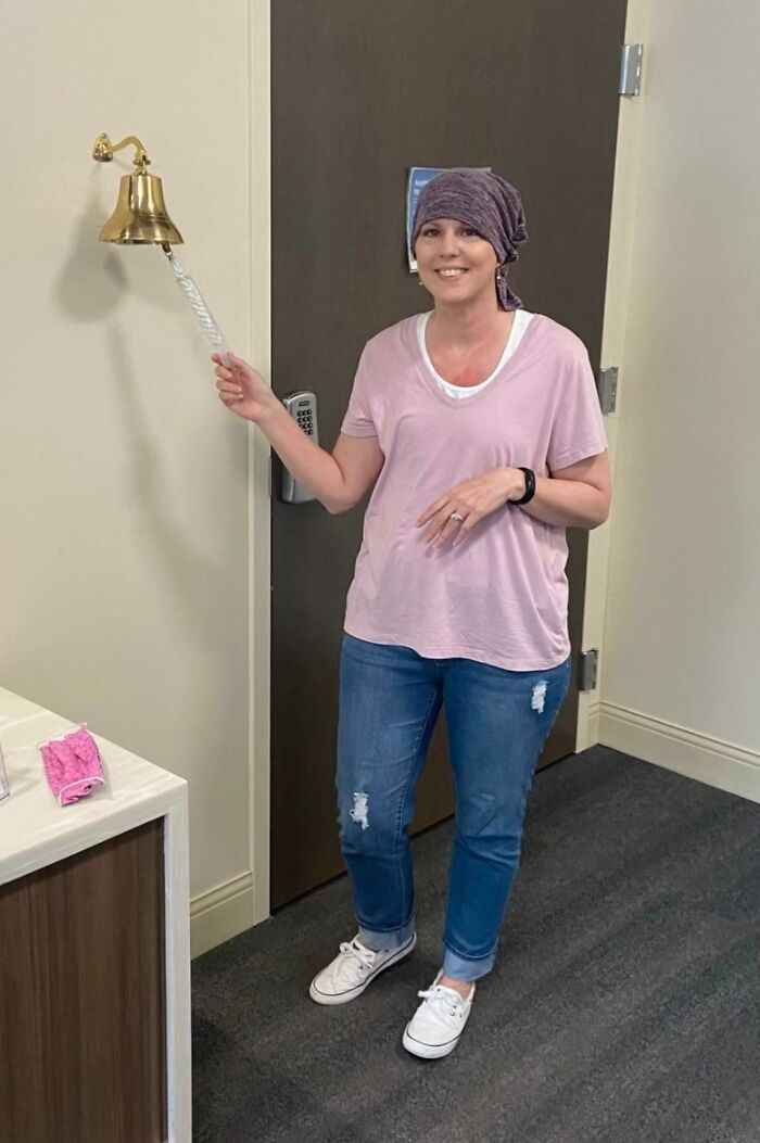After A Mastectomy, Six Months Of Chemotherapy And Six Weeks Of Radiation, I Rang The Bell