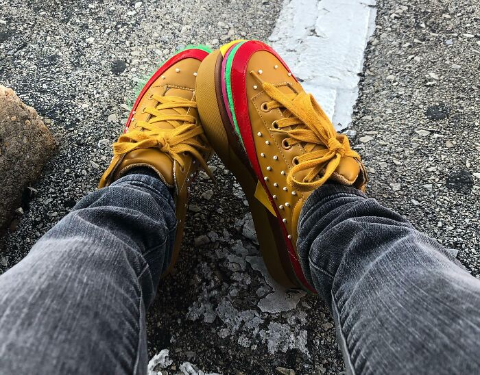I'm Having A Rough Week But My Shoes Are Cheeseburgers And That's Cool