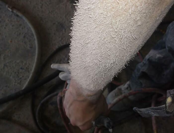 My Arm After Grinding Fiberglass All Day