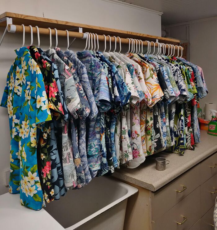 My Mom Works For Trader Joe's, This Is Her Hawaiian Shirt Collection