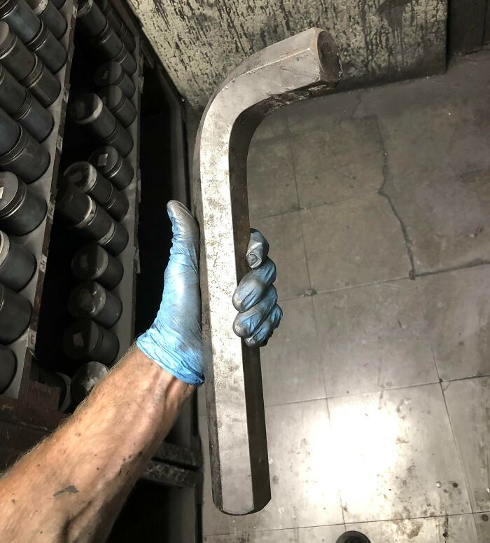 A Giant Allen Wrench At Work