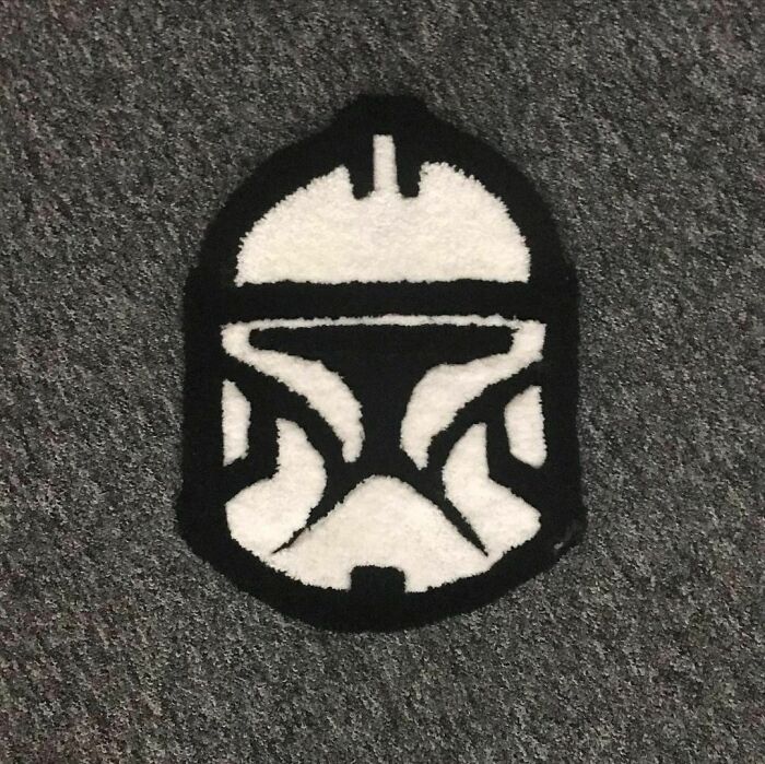 Star Wars Clone helmet rug