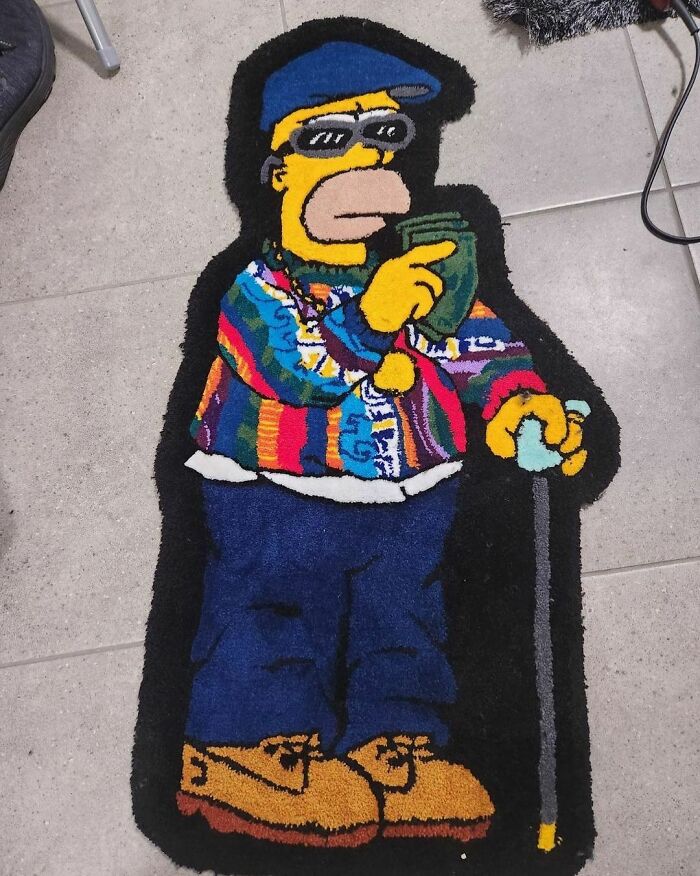 Fancy Homer Simpson rug