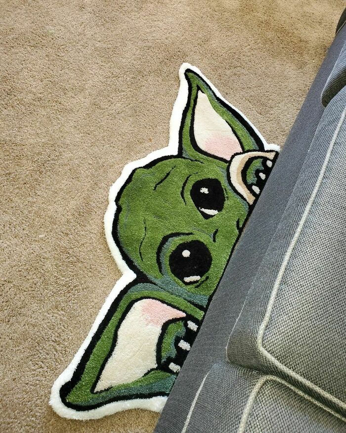 Baby Yoda rug