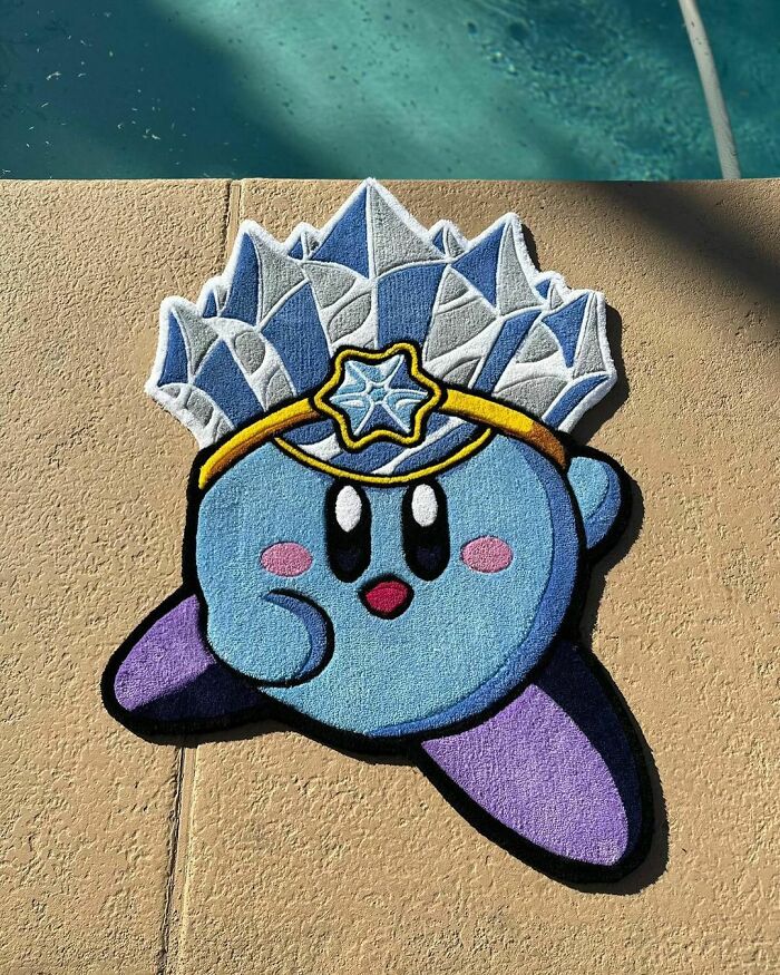 Nendoroid Ice Kirby rug