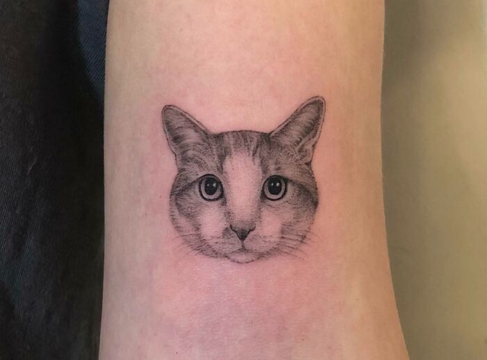 First Tattoo Is Of My Kitty! By Zeke At Chronic Ink, Toronto