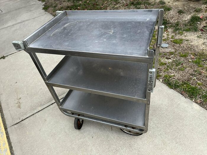 Found This Awesome Cart At The Senior Care Construction Dumpster! Goes For Over $800 New And Is Still Perfect Functional