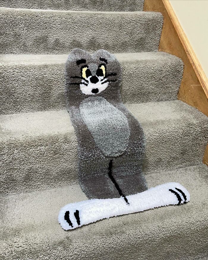 Tom from Tom and Jerry rug