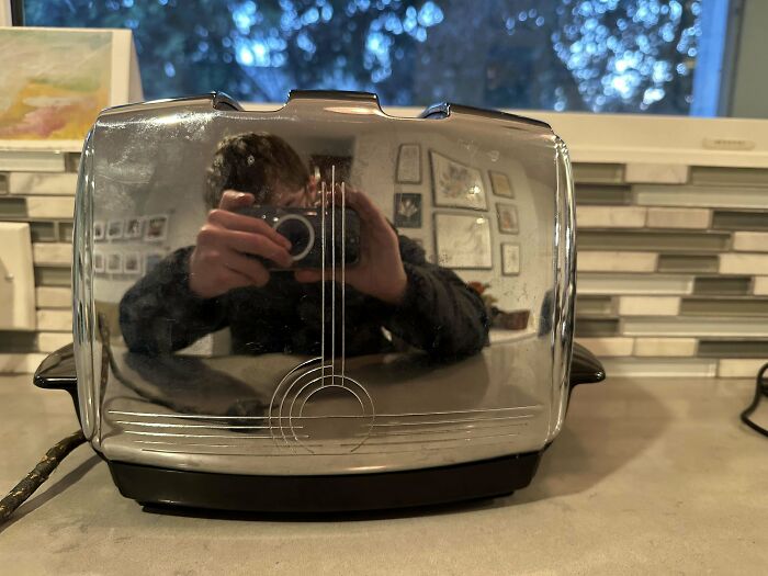 Sunbeam Toaster, Circa 1949, Saved From A Dumpster In The Neighborhood