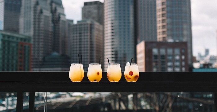 Get Drinks At A Rooftop Bar