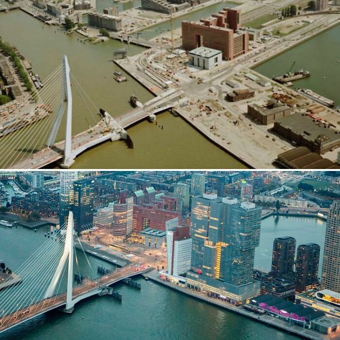 Rotterdam, 25 Years Ago And Now