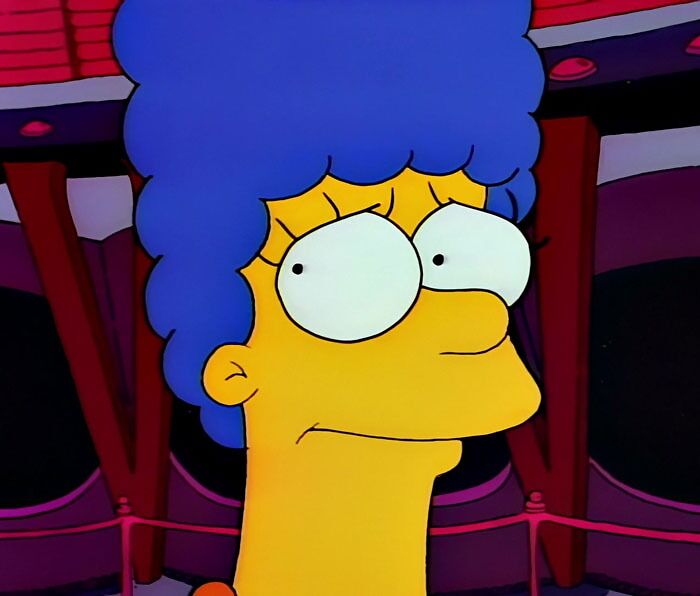 Marge is upset 