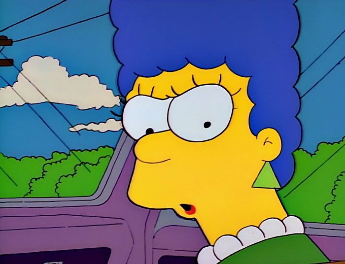 Marge angry 